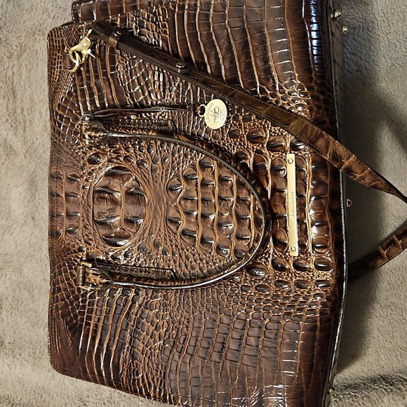 Brahmin Handbags - Brahmin Chesnut Finley Carryall